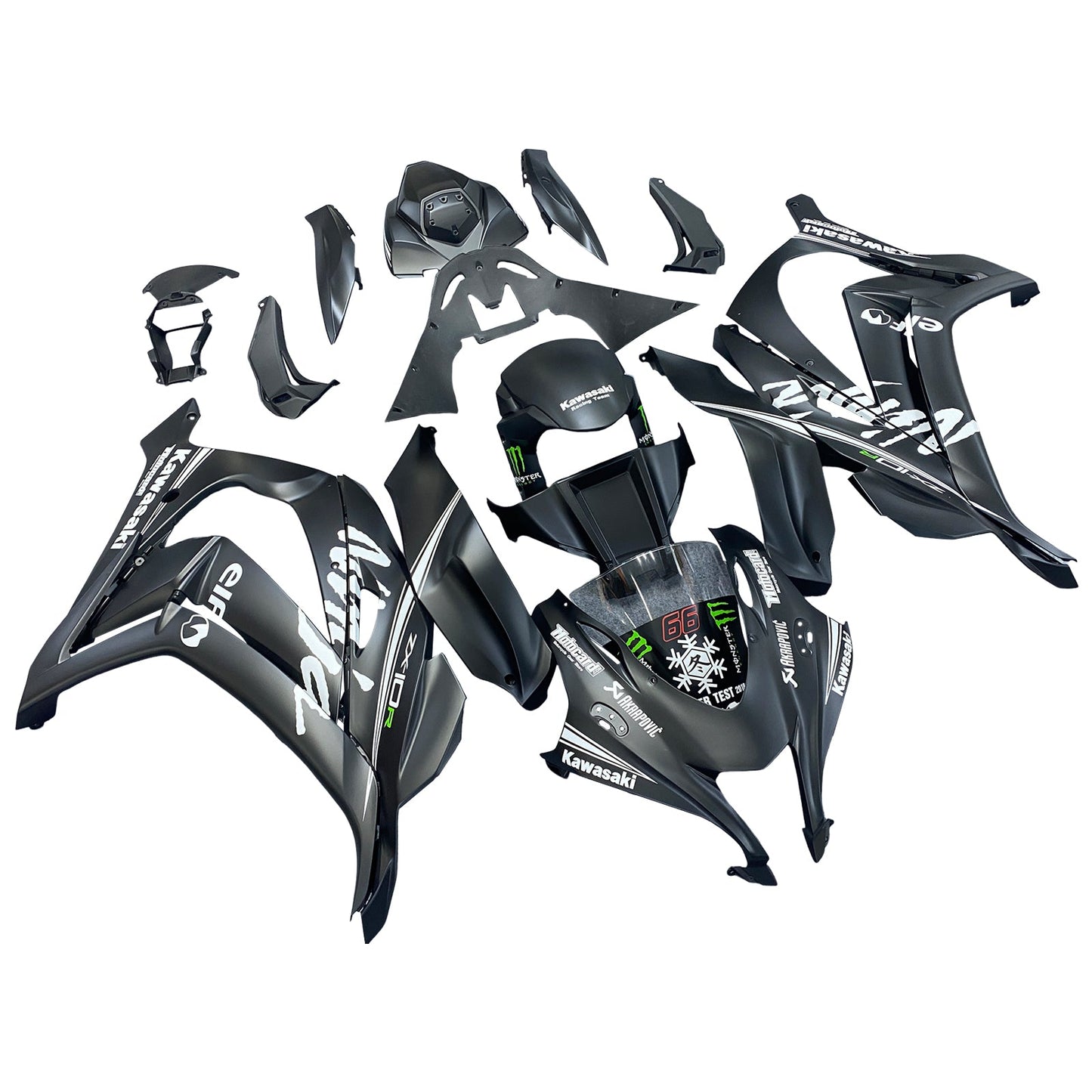 2016-2020 Kawasaki ZX10R Fairing Kit Bodywork Plastic ABS