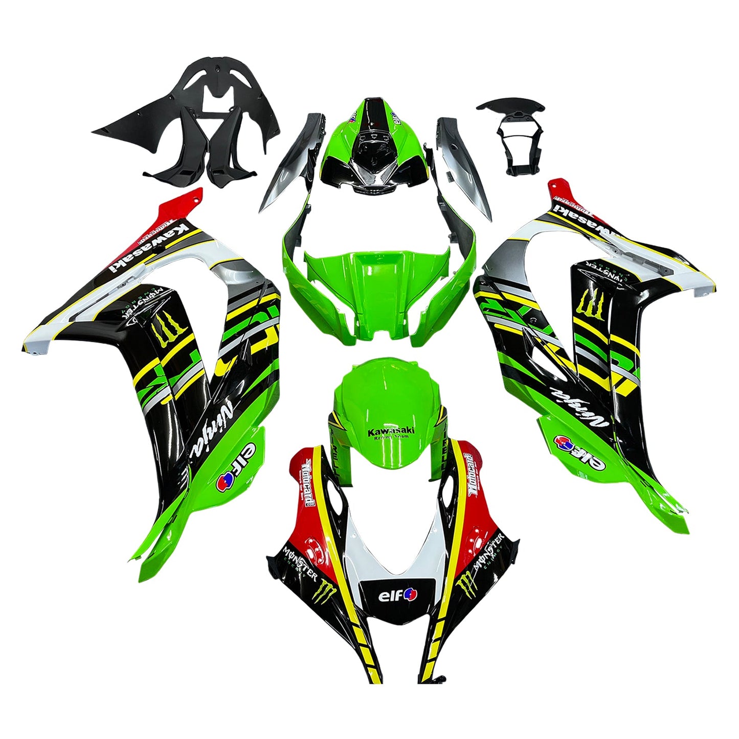 2016-2020 Kawasaki ZX10R Fairing Kit Bodywork Plastic ABS