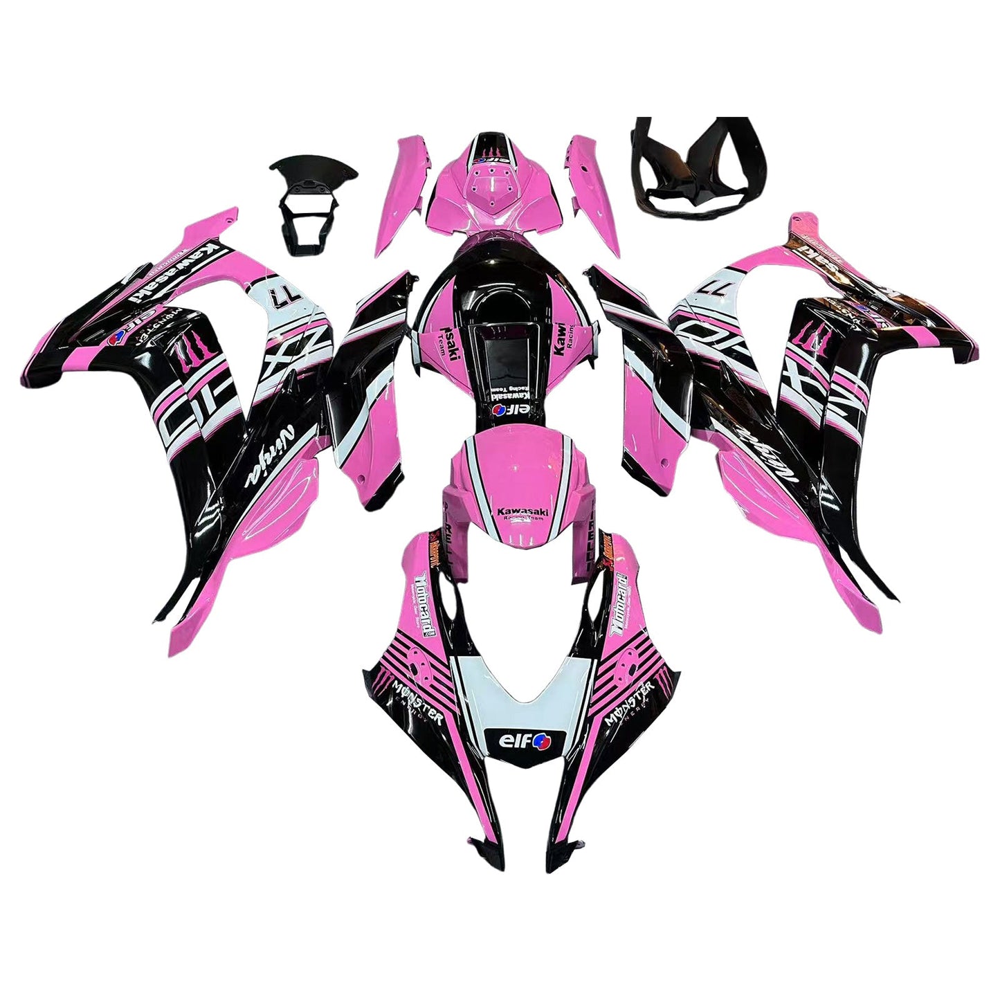 2016-2020 Kawasaki ZX10R Fairing Kit Bodywork Plastic ABS