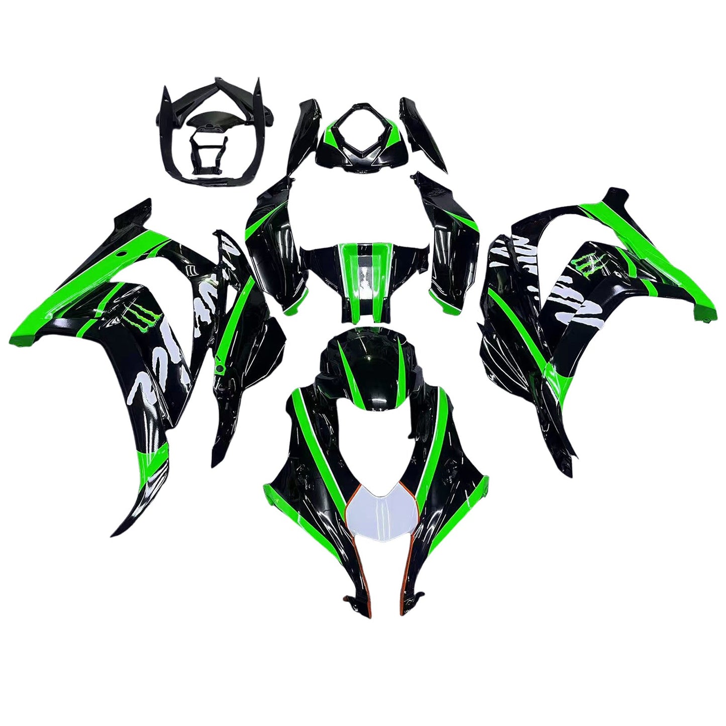2016-2020 Kawasaki ZX10R Fairing Kit Bodywork Plastic ABS