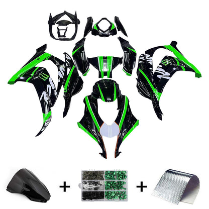 2016-2020 Kawasaki ZX10R Fairing Kit Bodywork Plastic ABS