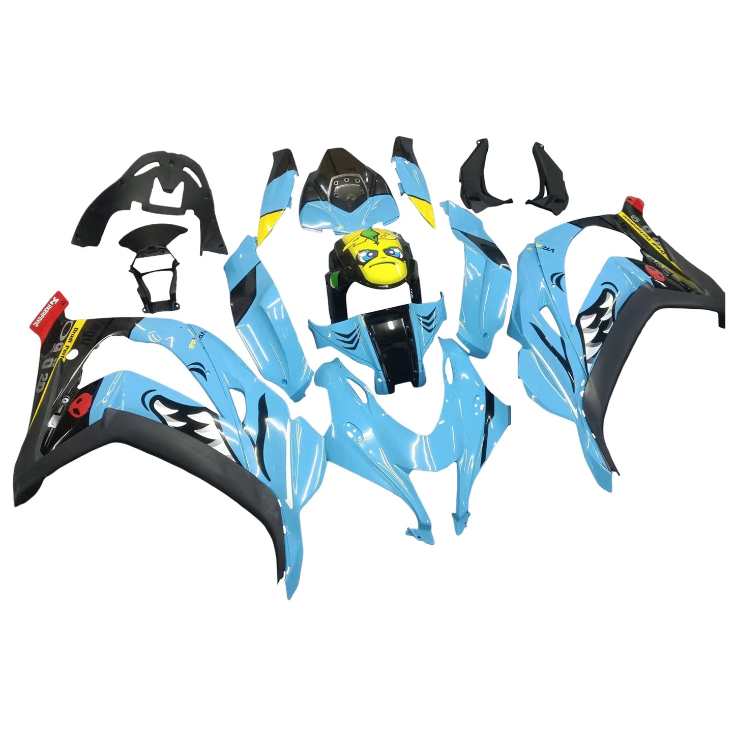 2016-2020 Kawasaki ZX10R Fairing Kit Bodywork Plastic ABS