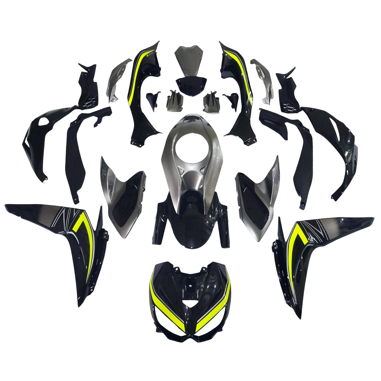 2014-2017 Kawasaki Z1000 Fairing Kit Bodywork Plastic ABS