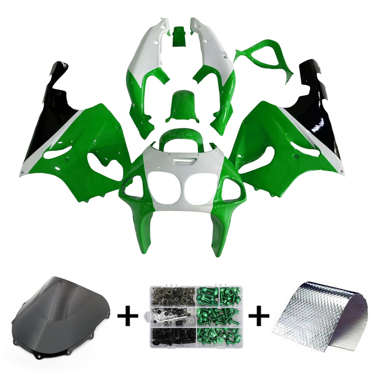 1996-2003 Kawasaki ZX-7R Fairing Kit Bodywork Plastic ABS