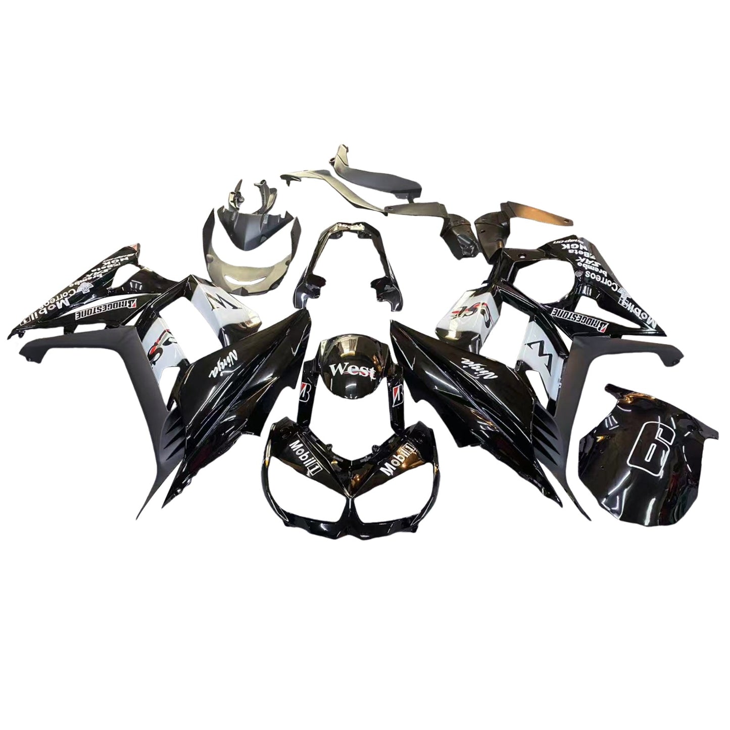 2010-2015 Kawasaki Z1000SX Fairing Kit Bodywork Plastic ABS