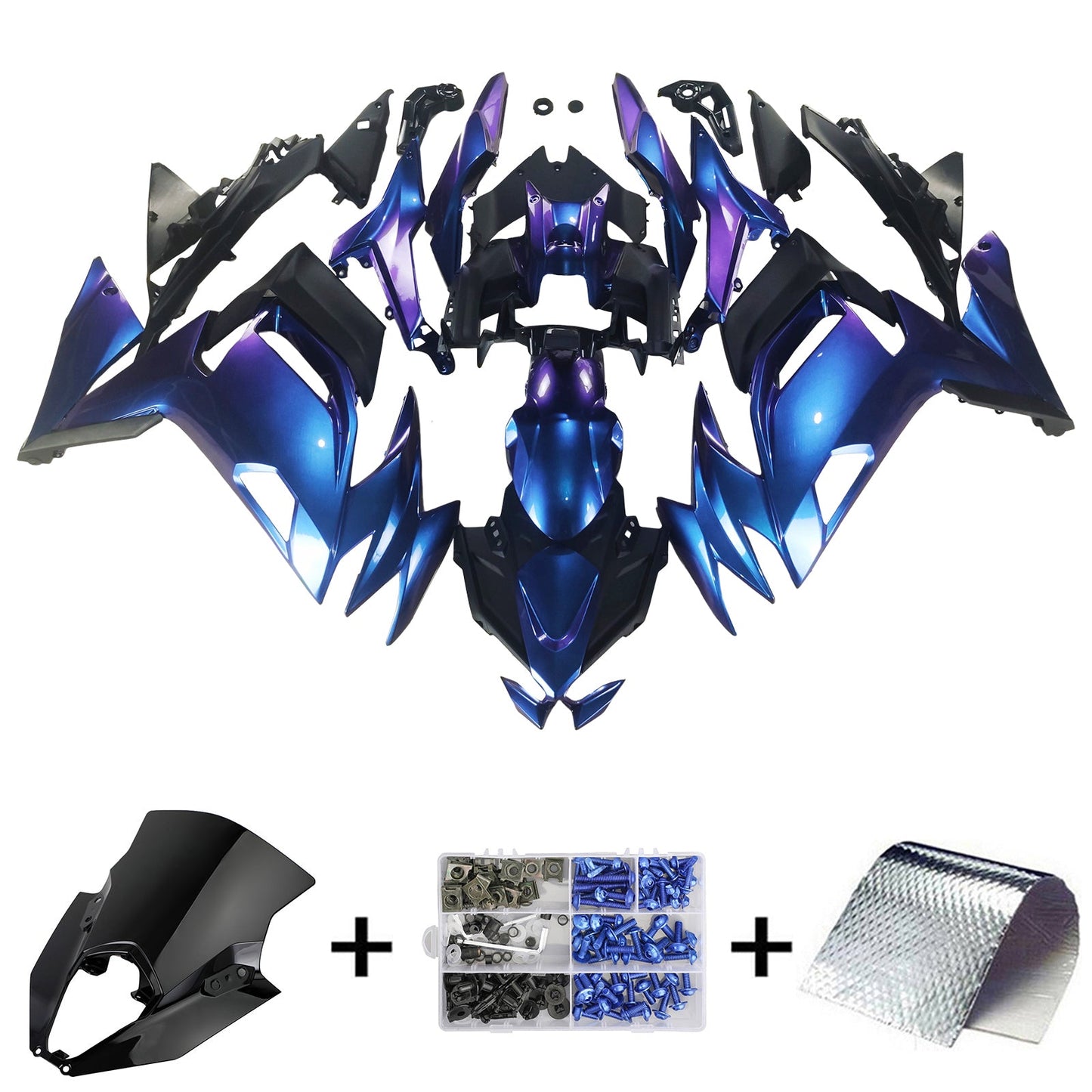 2020-2025 Kawasaki ER-6F Ninja650 Fairing Kit Bodywork ABS