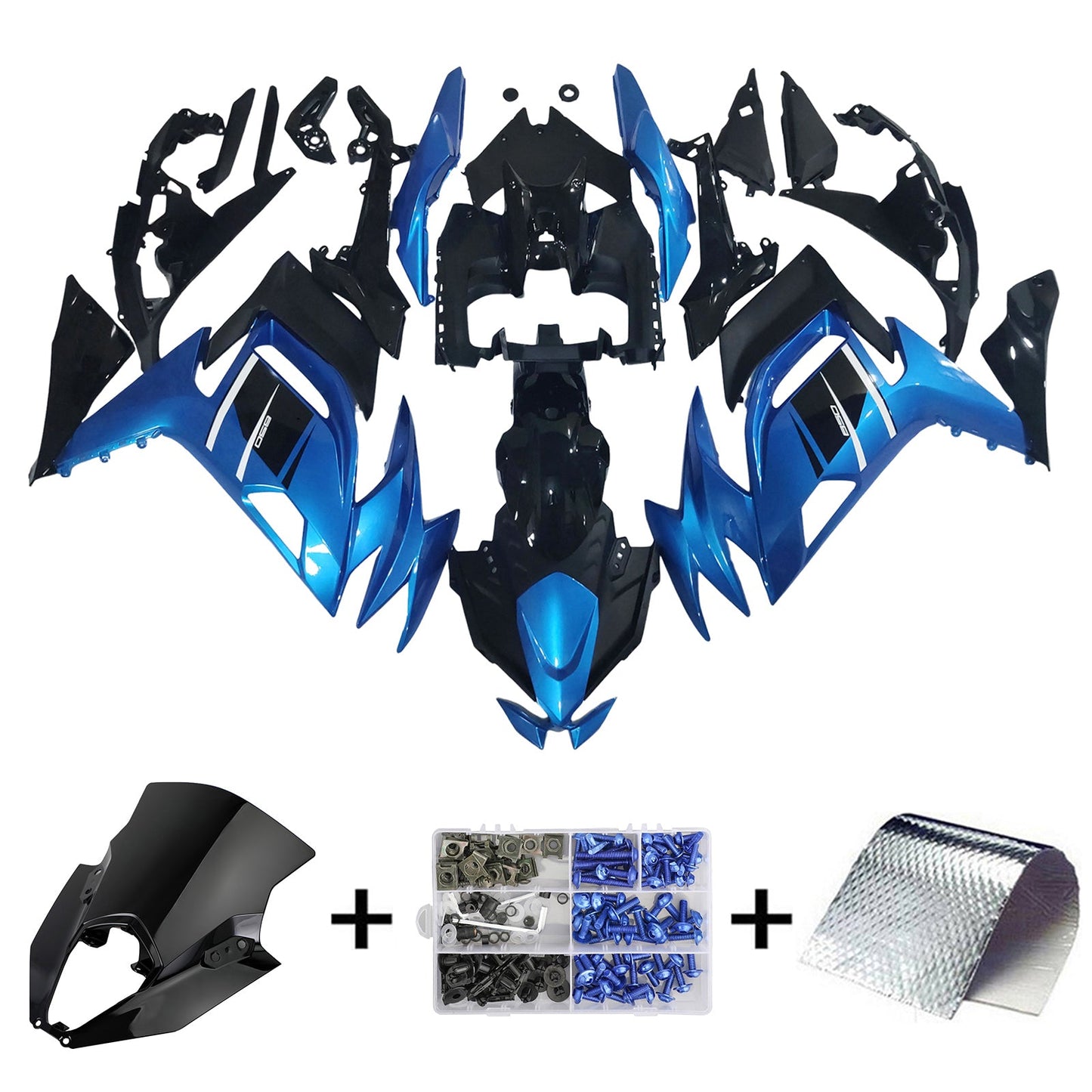 2020-2025 Kawasaki ER-6F Ninja650 Fairing Kit Bodywork ABS