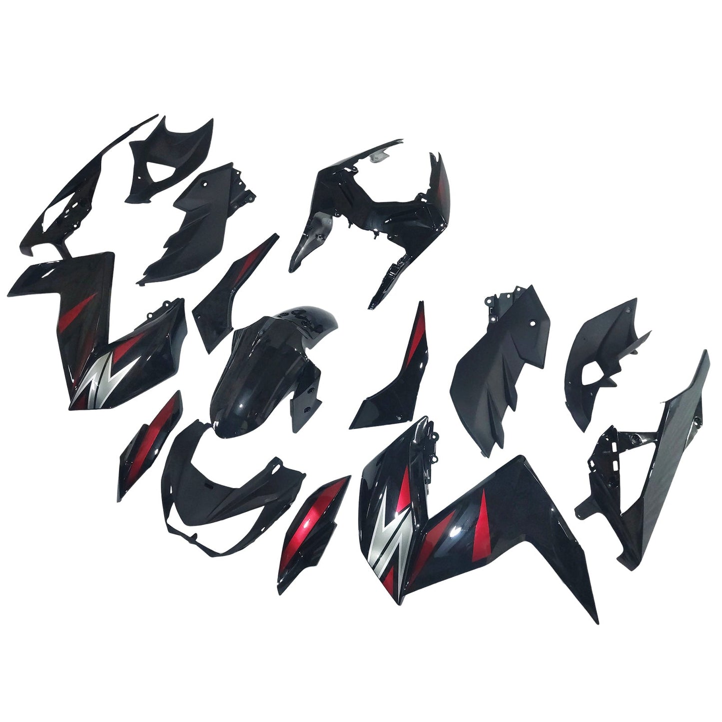 2015-2016 Kawasaki Z250 Z300 Fairing Kit Bodywork Plastic ABS