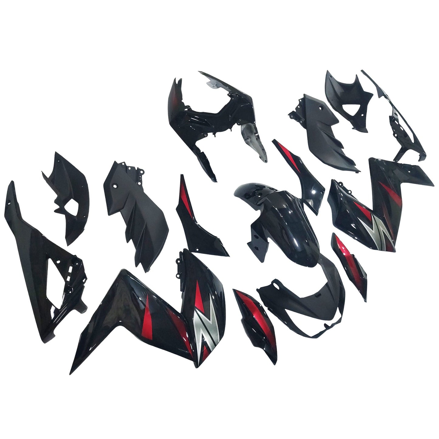 2015-2016 Kawasaki Z250 Z300 Fairing Kit Bodywork Plastic ABS