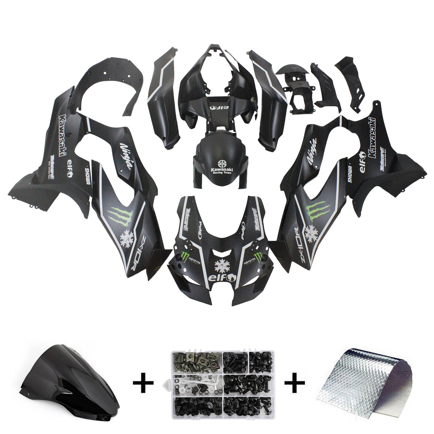 2021-2025 Kawasaki ZX-10R ZX-10RR Fairing Kit Bodywork ABS
