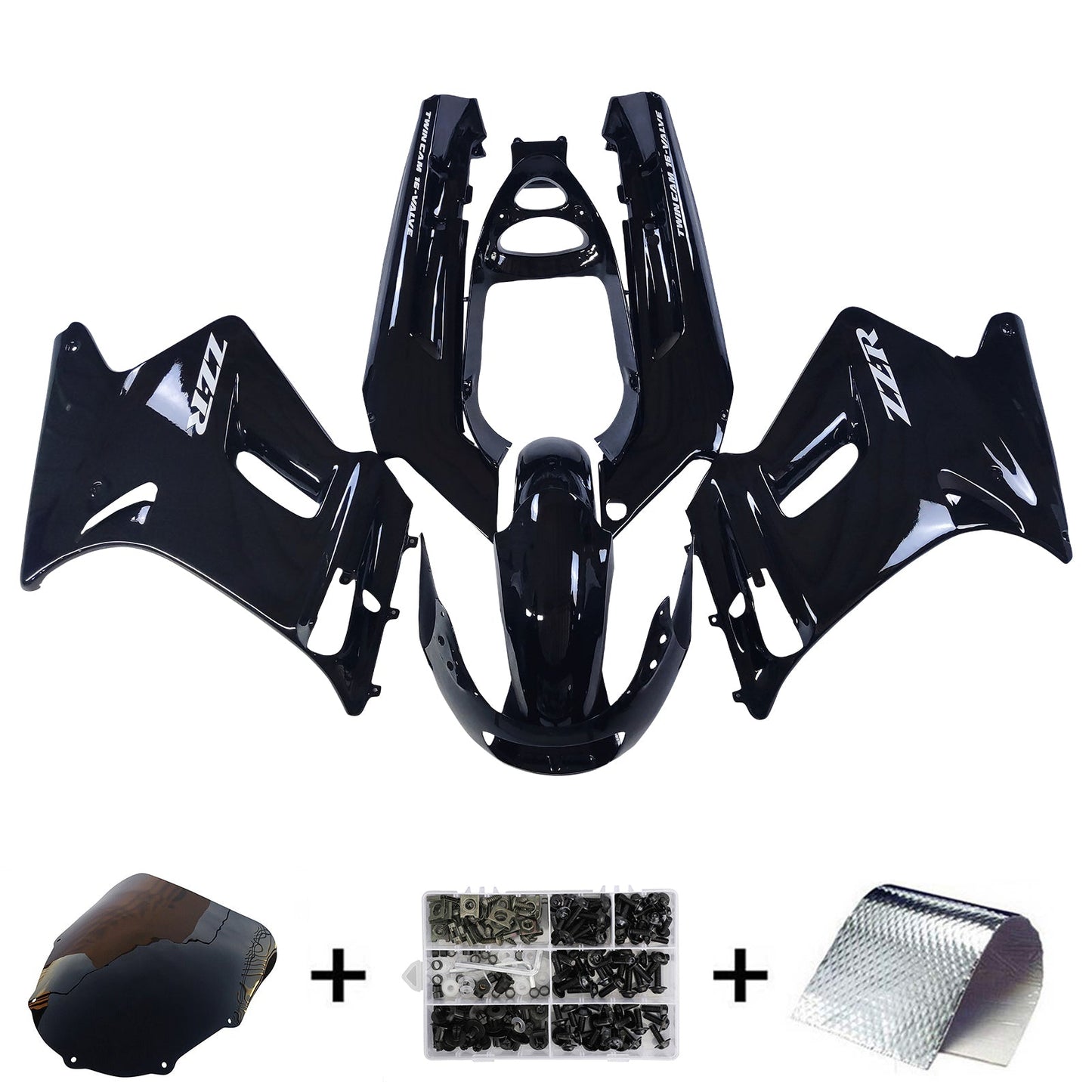 1996-2007 Kawasaki ZZR250 Fairing Kit Bodywork ABS