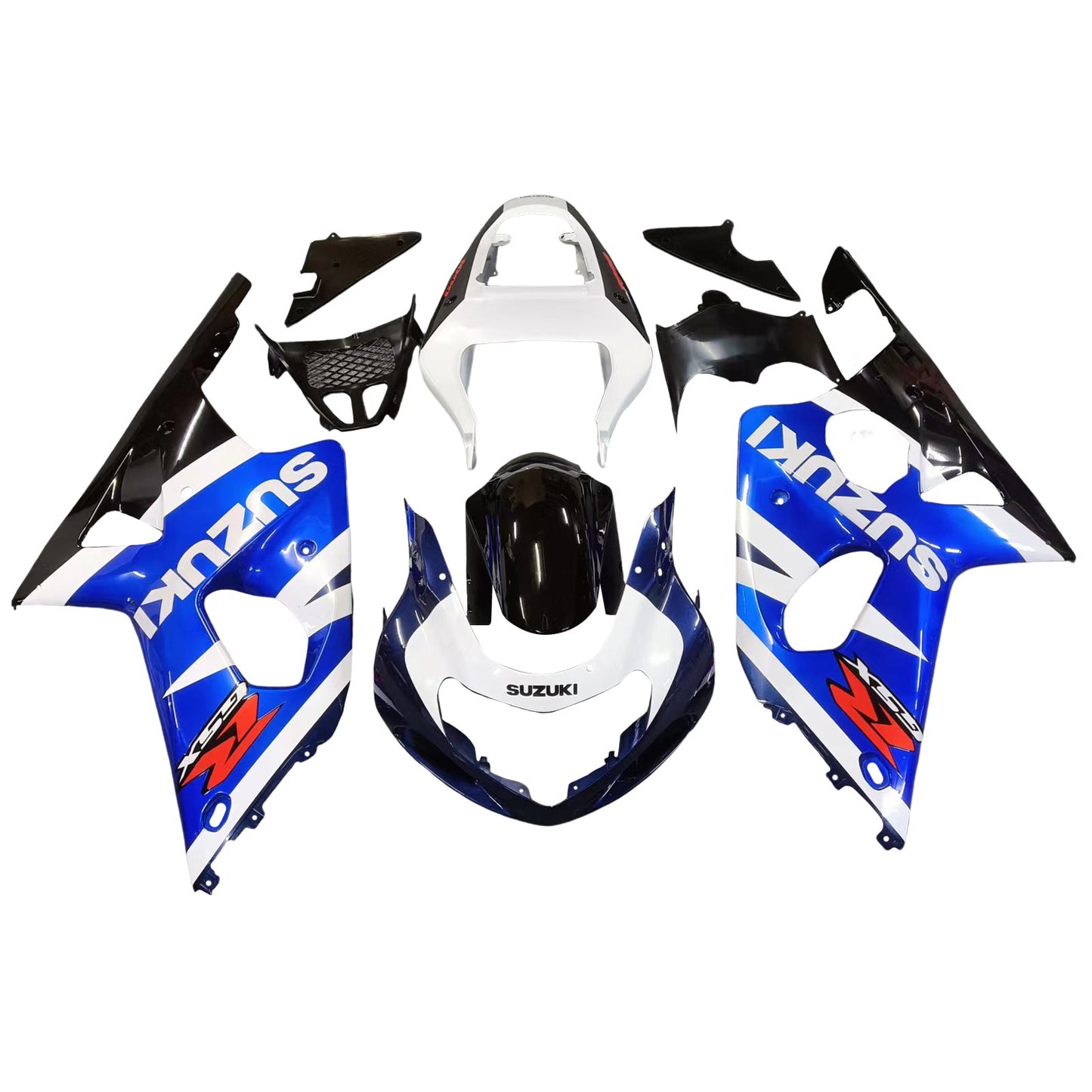 2000-2002 Fairings Suzuki GSXR 1000 Blue White Black GSXR   Generic