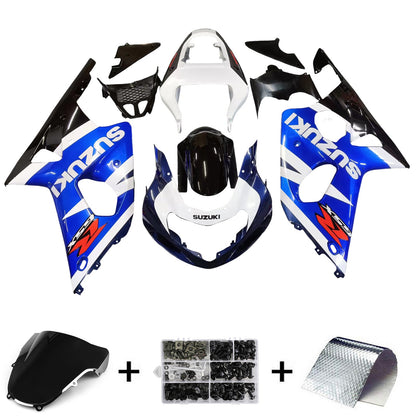 2000-2002 Fairings Suzuki GSXR 1000 Blue White Black GSXR   Generic