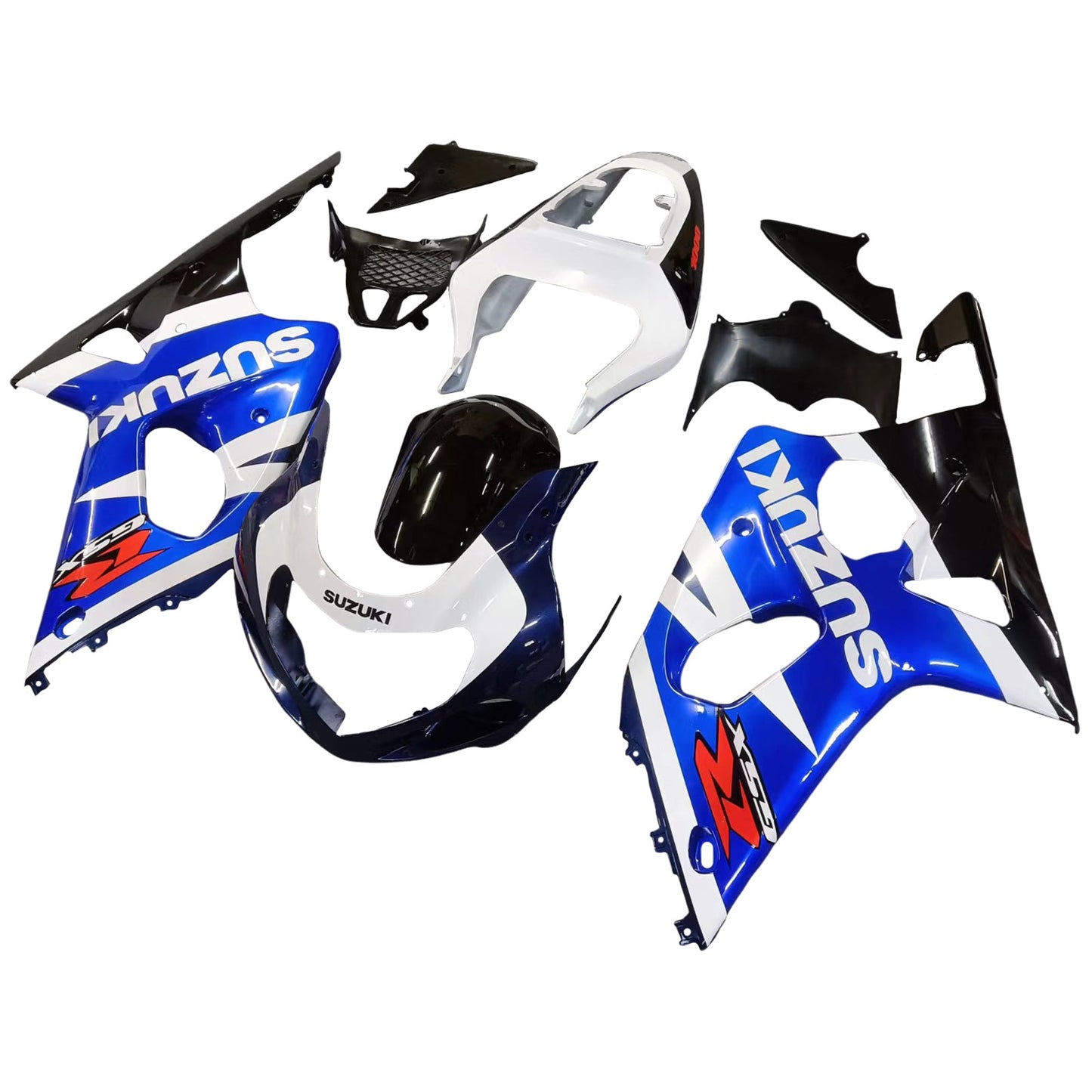 2000-2002 Fairings Suzuki GSXR 1000 Blue White Black GSXR   Generic