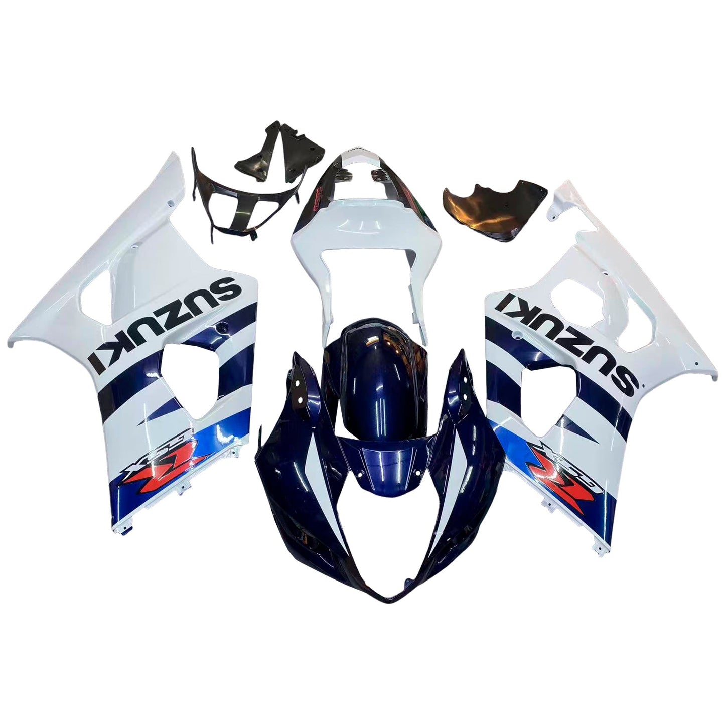 2003-2004 Fairings Suzuki GSXR 1000 White & Blue GSXR  Generic