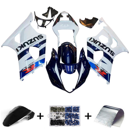 2003-2004 Fairings Suzuki GSXR 1000 White & Blue GSXR  Generic