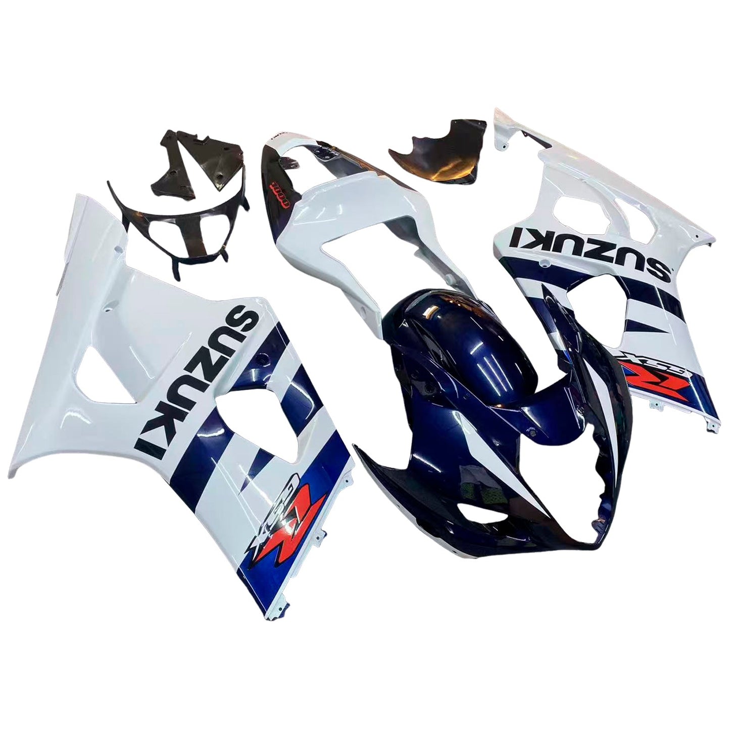 2003-2004 Fairings Suzuki GSXR 1000 White & Blue GSXR  Generic