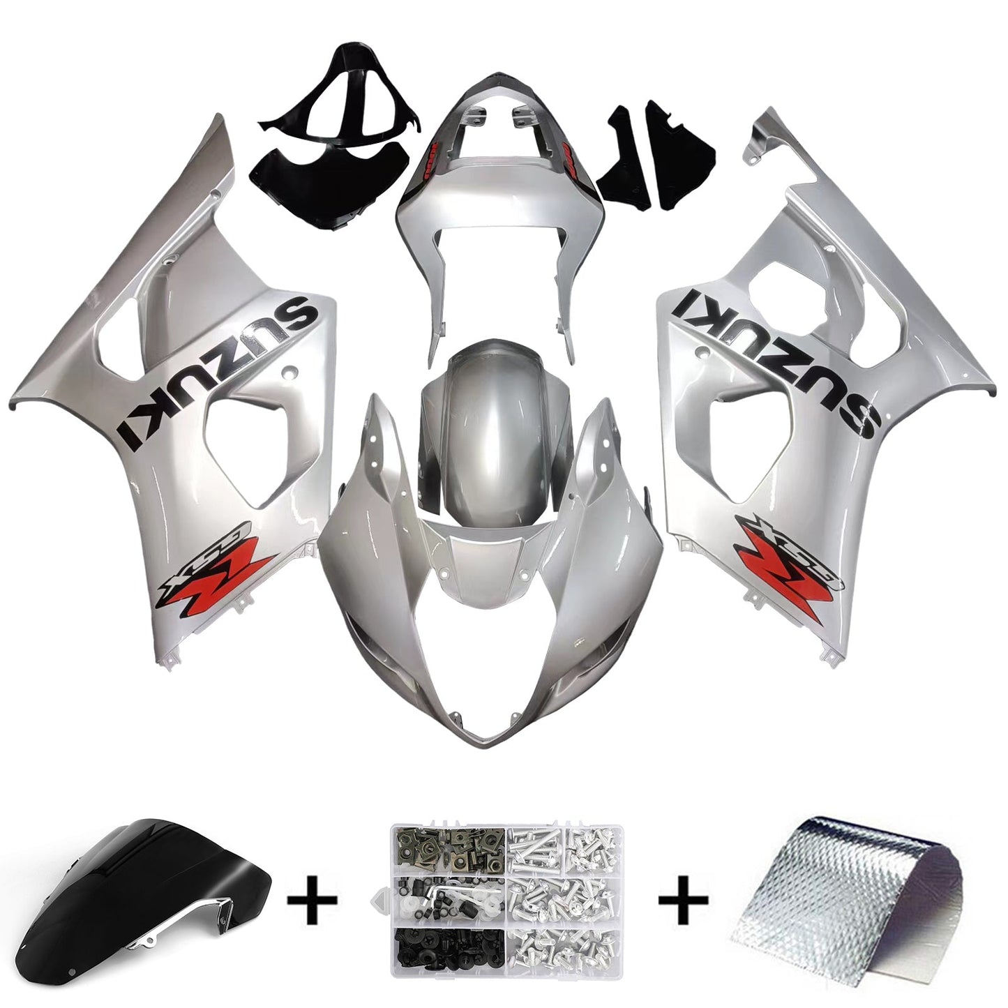 2003-2004 Suzuki GSXR 1000 Silver GSXR