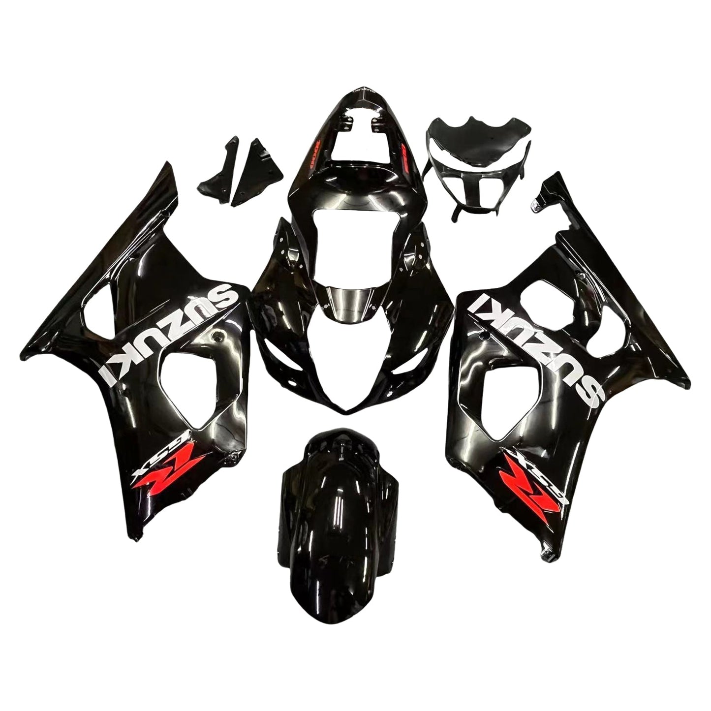 2003-2004 Fairings Suzuki GSXR 1000  Black Suzuki  Generic