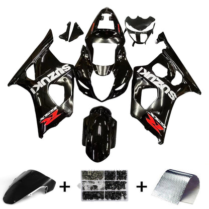 2003-2004 Fairings Suzuki GSXR 1000  Black Suzuki  Generic
