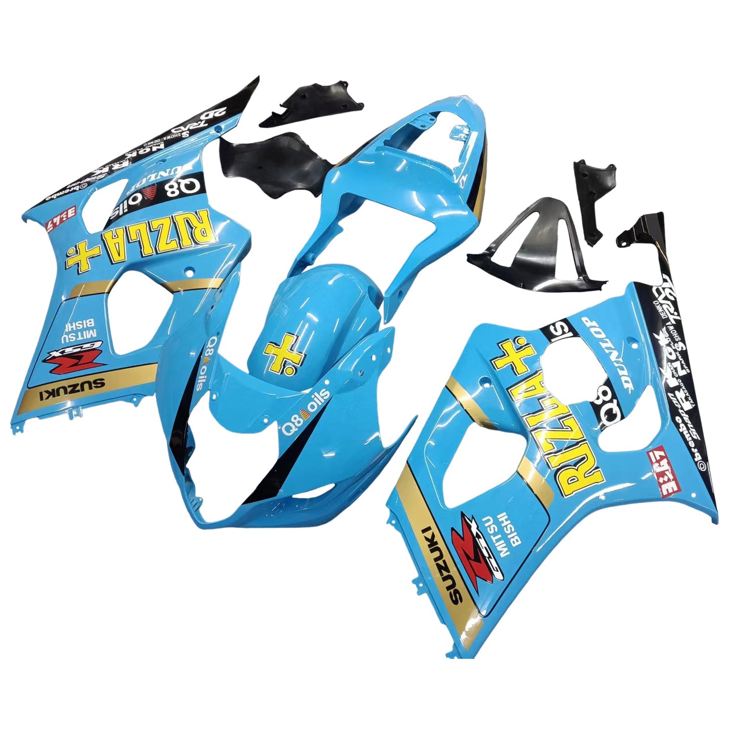 2003-2004 Fairings Suzuki GSXR 1000 Blue Rizla Suzuki  Generic