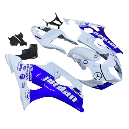 2003-2004 Fairings Suzuki GSXR 1000 White & Blue Jordan   Generic