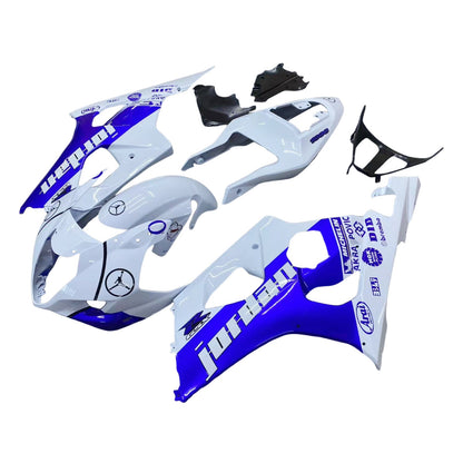 2003-2004 Fairings Suzuki GSXR 1000 White & Blue Jordan   Generic