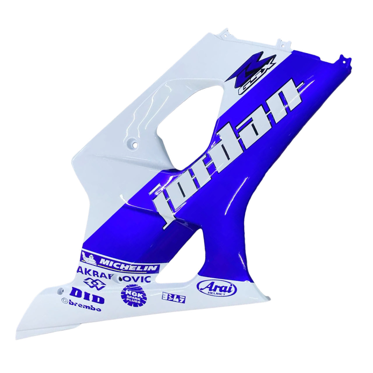 2003-2004 Fairings Suzuki GSXR 1000 White & Blue Jordan   Generic