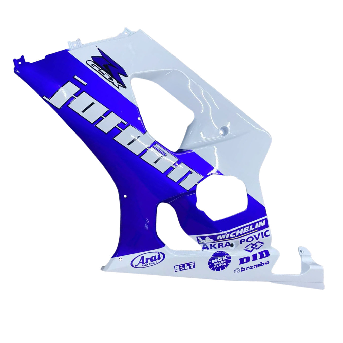 2003-2004 Fairings Suzuki GSXR 1000 White & Blue Jordan   Generic