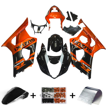 2003-2004 Fairings Suzuki GSXR 1000 Black Red GSXR  Generic