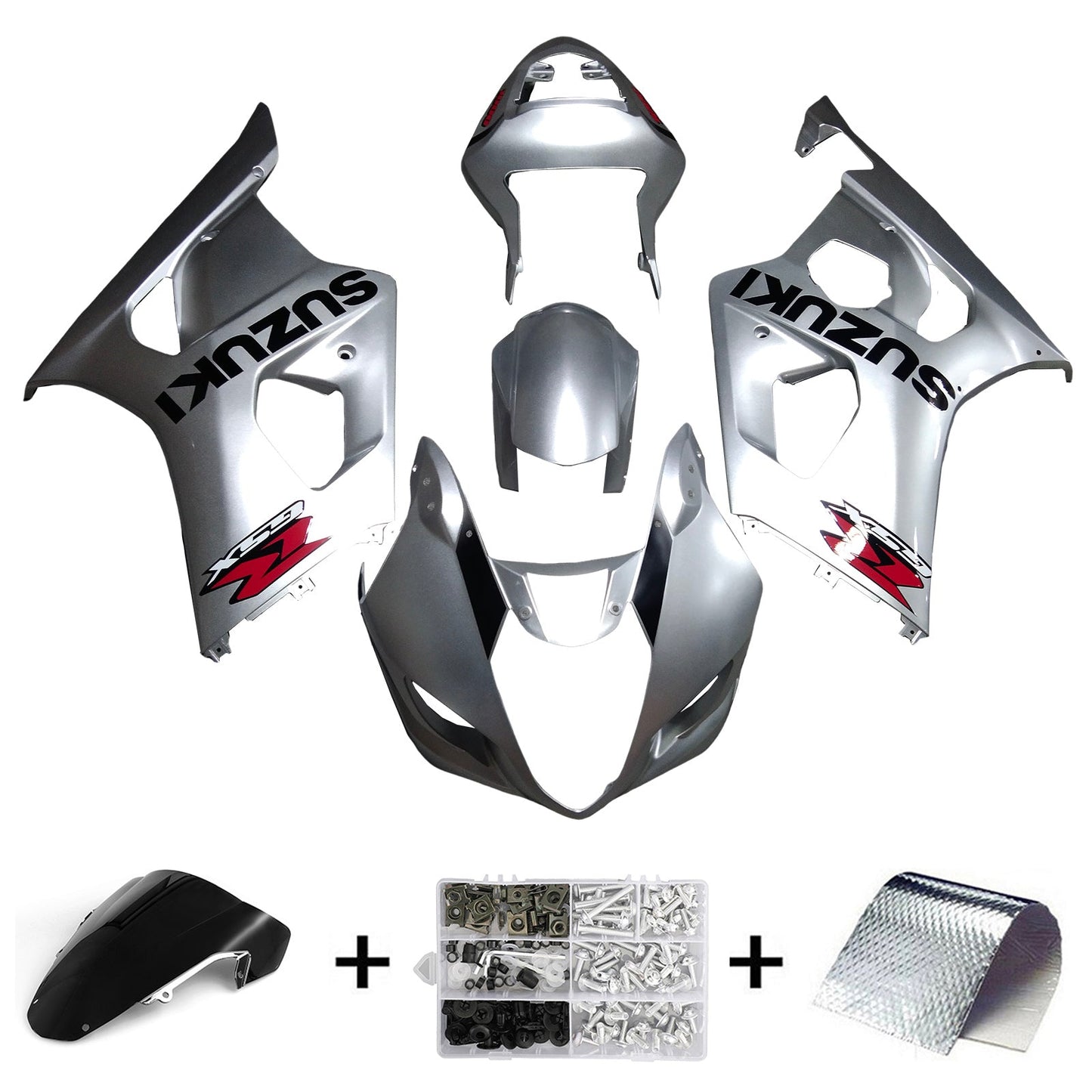 2003-2004 Suzuki GSXR1000 K3 Fairing Kit Bodywork Plastic ABS