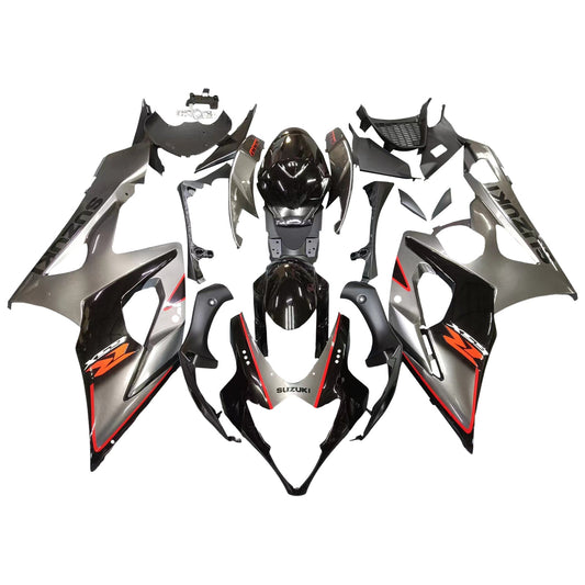 2005-2006 Fairings Suzuki GSXR 1000 Silver & Black GSXR