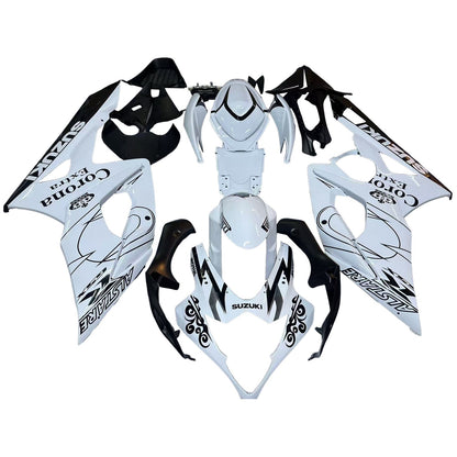 2005-2006 Fairings Suzuki GSXR 1000 White Black Alstare  Generic