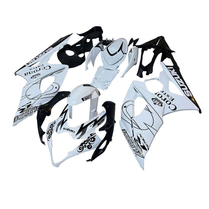 2005-2006 Fairings Suzuki GSXR 1000 White Black Alstare  Generic