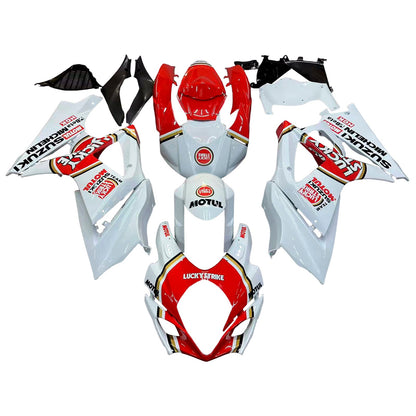 2007-2008 Fairings Suzuki GSXR 1000 White & Red Lucky Strike Generic