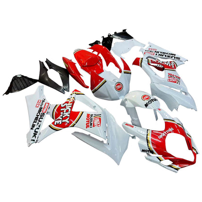 2007-2008 Fairings Suzuki GSXR 1000 White & Red Lucky Strike Generic