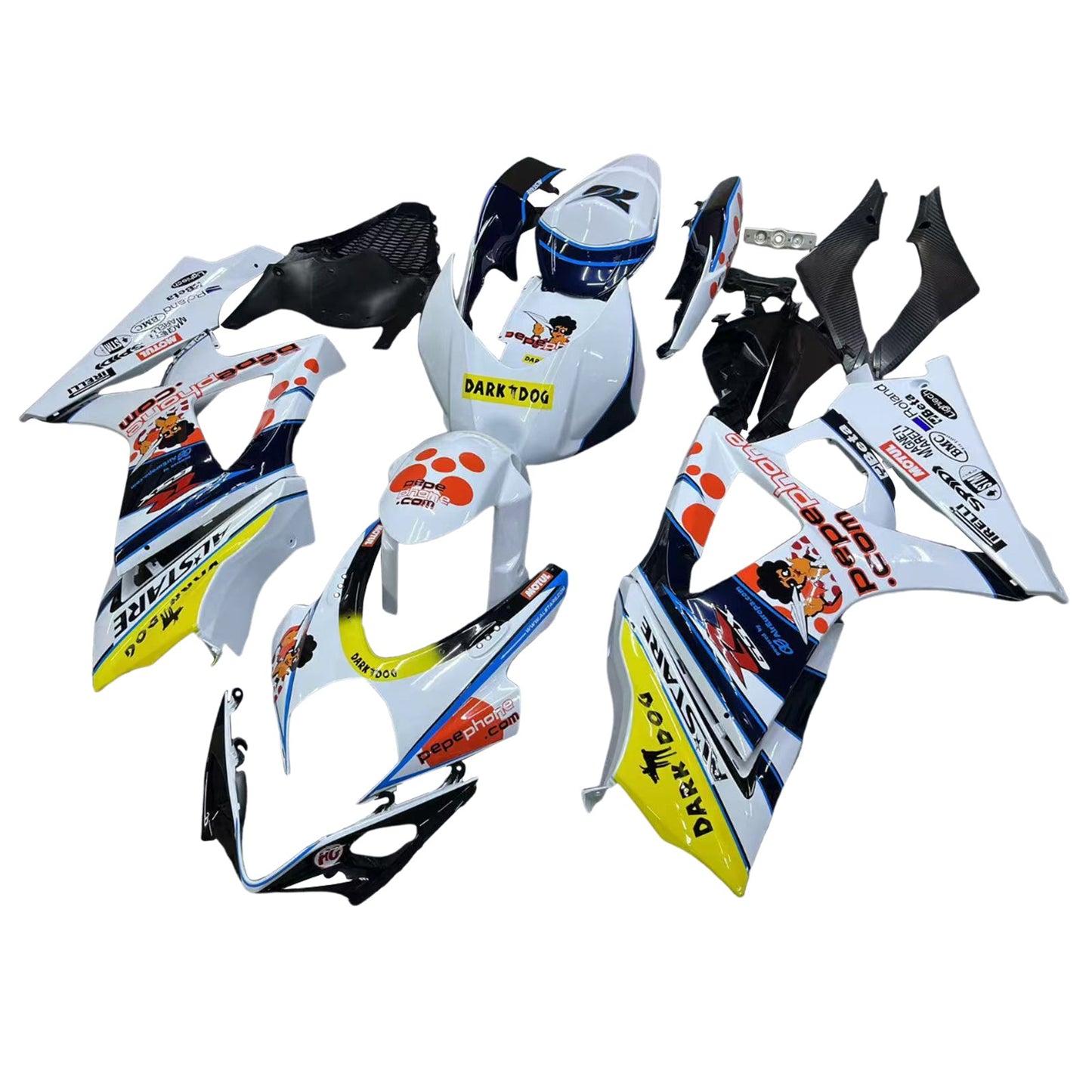 2007-2008 Fairings Suzuki GSXR 1000 Multi-Color pepephone  Generic