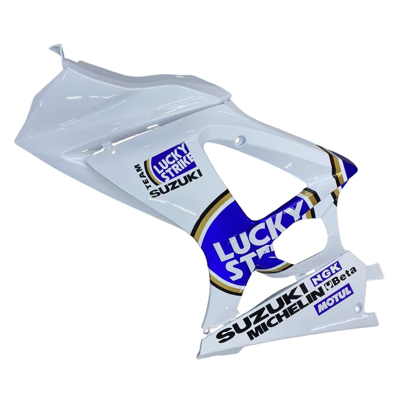 2007-2008 Fairings Suzuki GSXR 1000 White & Blue Lucky Strike Generic