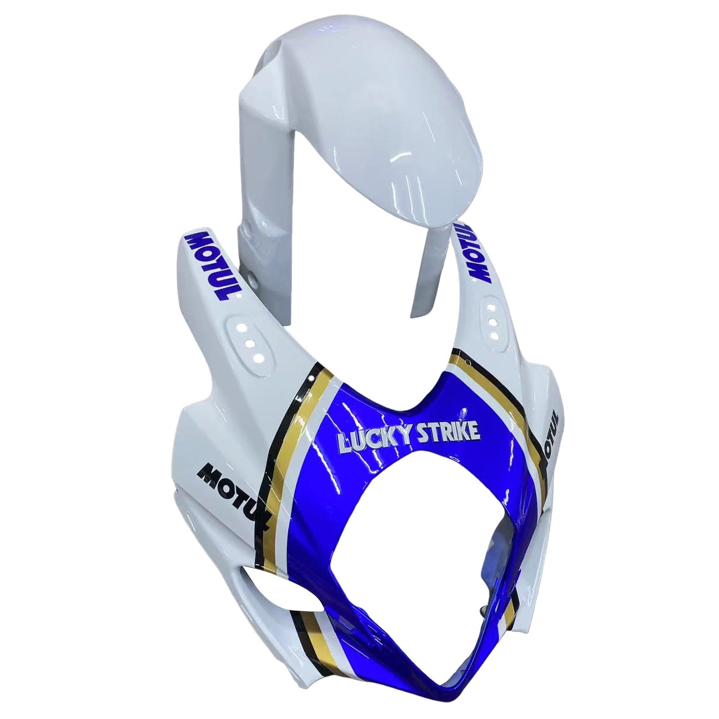 2007-2008 Fairings Suzuki GSXR 1000 White & Blue Lucky Strike Generic