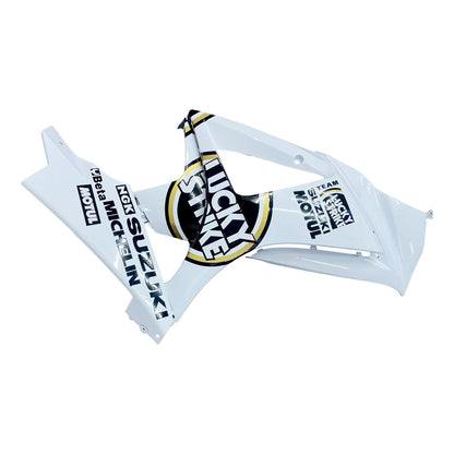 2007-2008 Fairings Suzuki GSXR 1000 White Black Gold Lucky Strike Generic