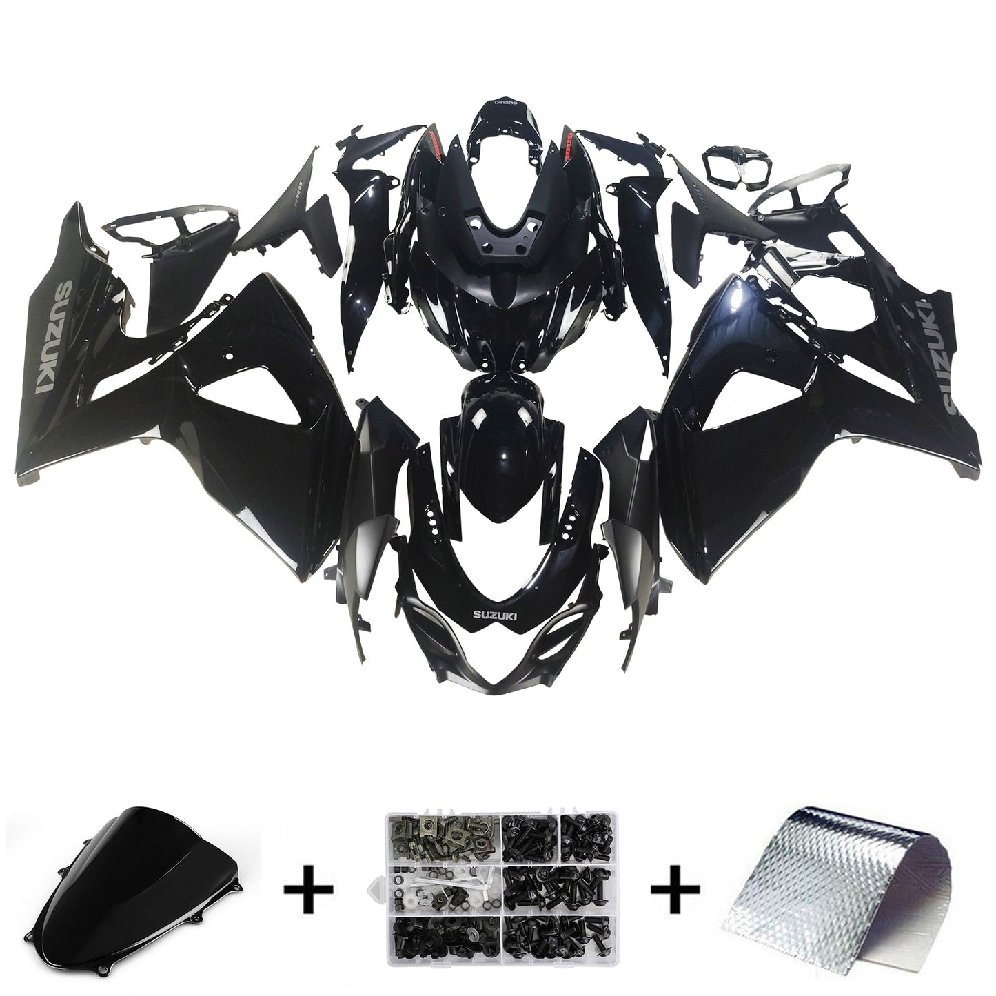 2009-2016 Fairings Suzuki GSXR 1000 All Black GSXR Generic