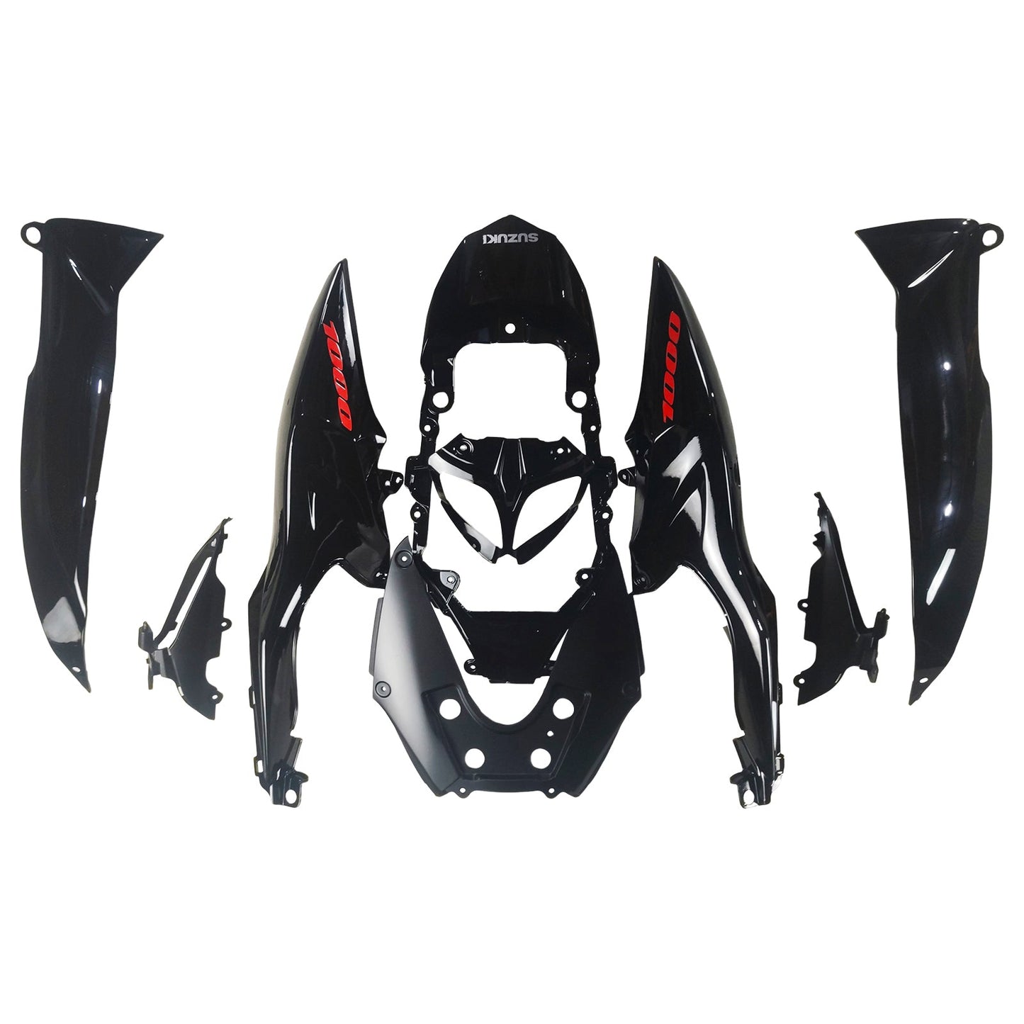 2009-2016 Fairings Suzuki GSXR 1000 All Black GSXR Generic