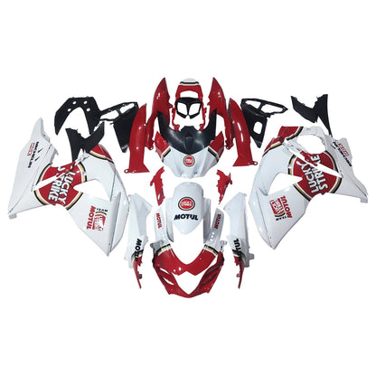 2009-2016 Fairings Suzuki GSXR 1000 White & Red Lucky Strike Generic