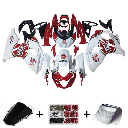 2009-2016 Fairings Suzuki GSXR 1000 White & Red Lucky Strike Generic