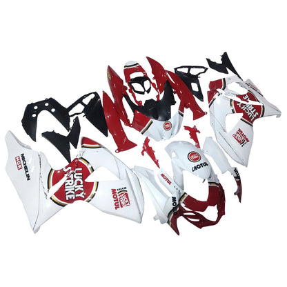 2009-2016 Fairings Suzuki GSXR 1000 White & Red Lucky Strike Generic