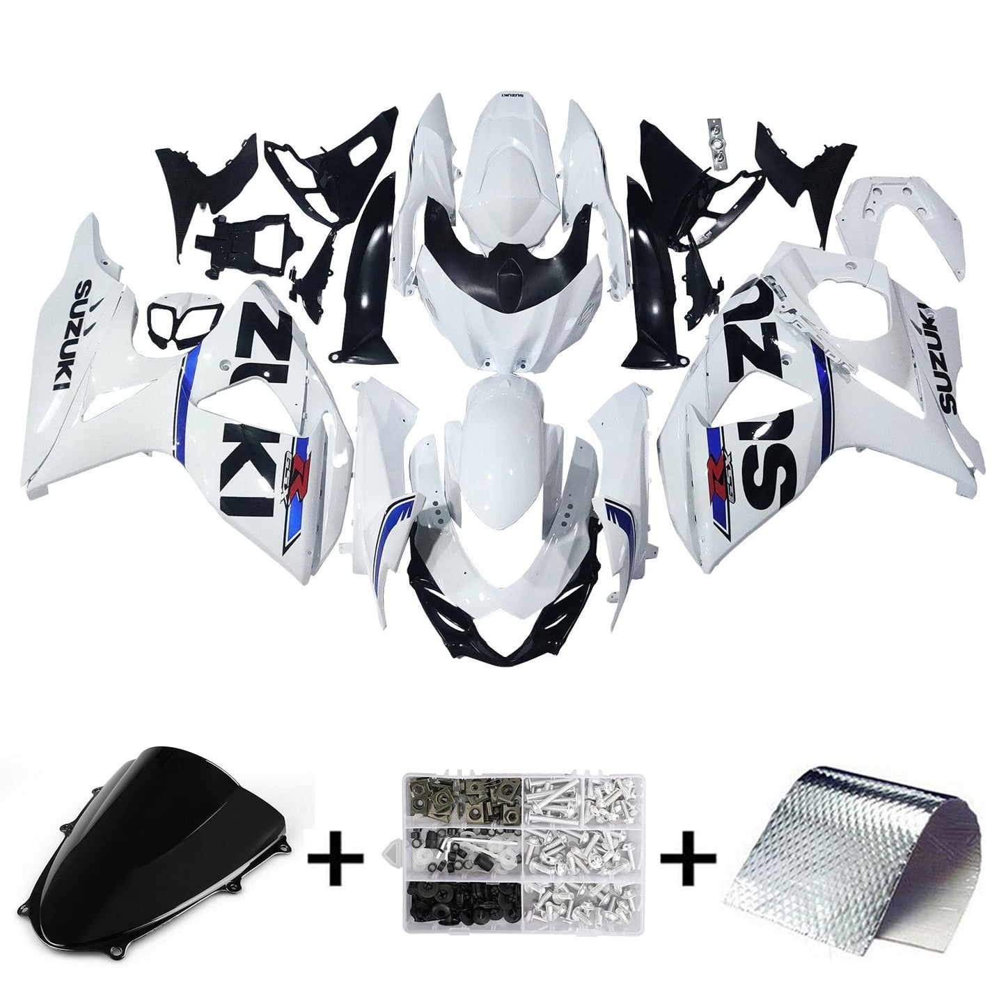 2009-2016 Suzuki GSXR1000 K9 Fairing Kit Bodywork Plastic ABS