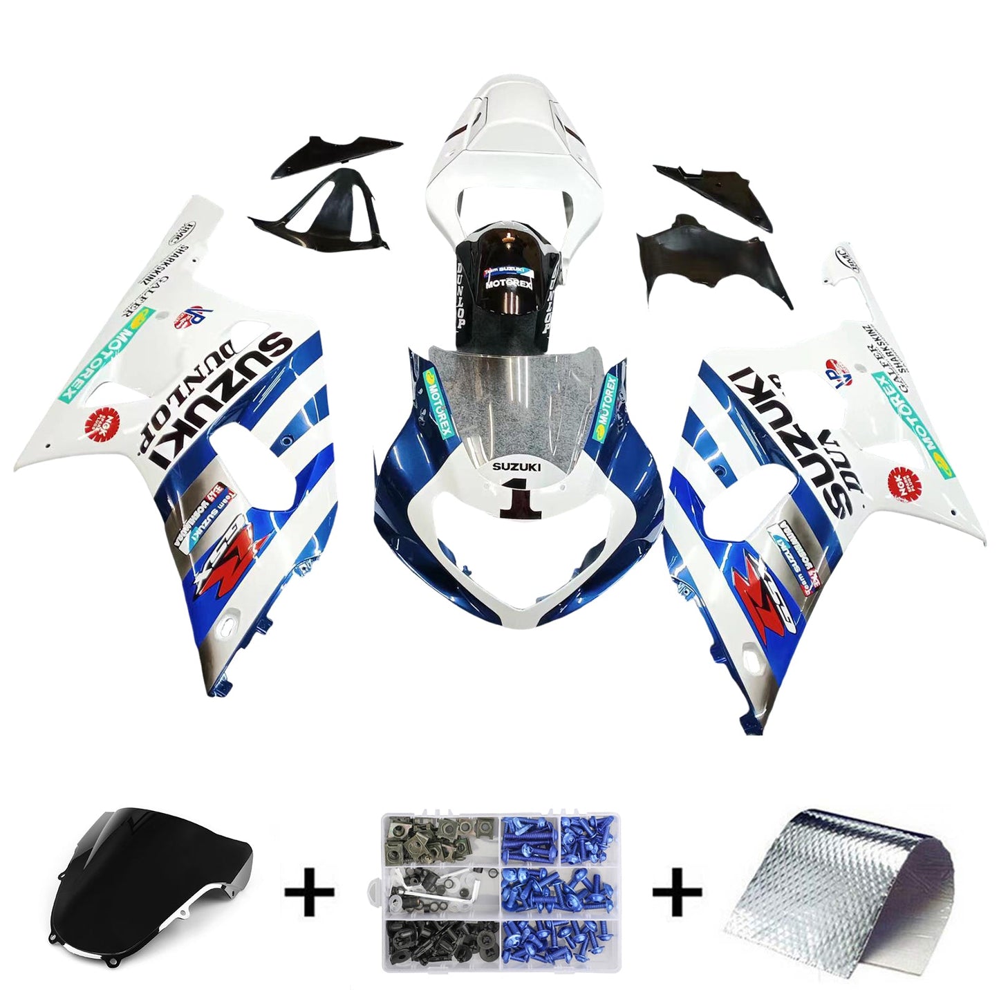 Suzuki GSXR600 2001-2003 GSXR750 2000-2003 K1 Fairing Kit
