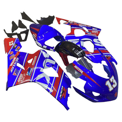 2004-2005 Fairings Suzuki GSXR 600 750 White & Red Lucky Strike  Generic