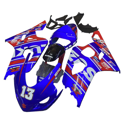 2004-2005 Fairings Suzuki GSXR 600 750 White & Red Lucky Strike  Generic