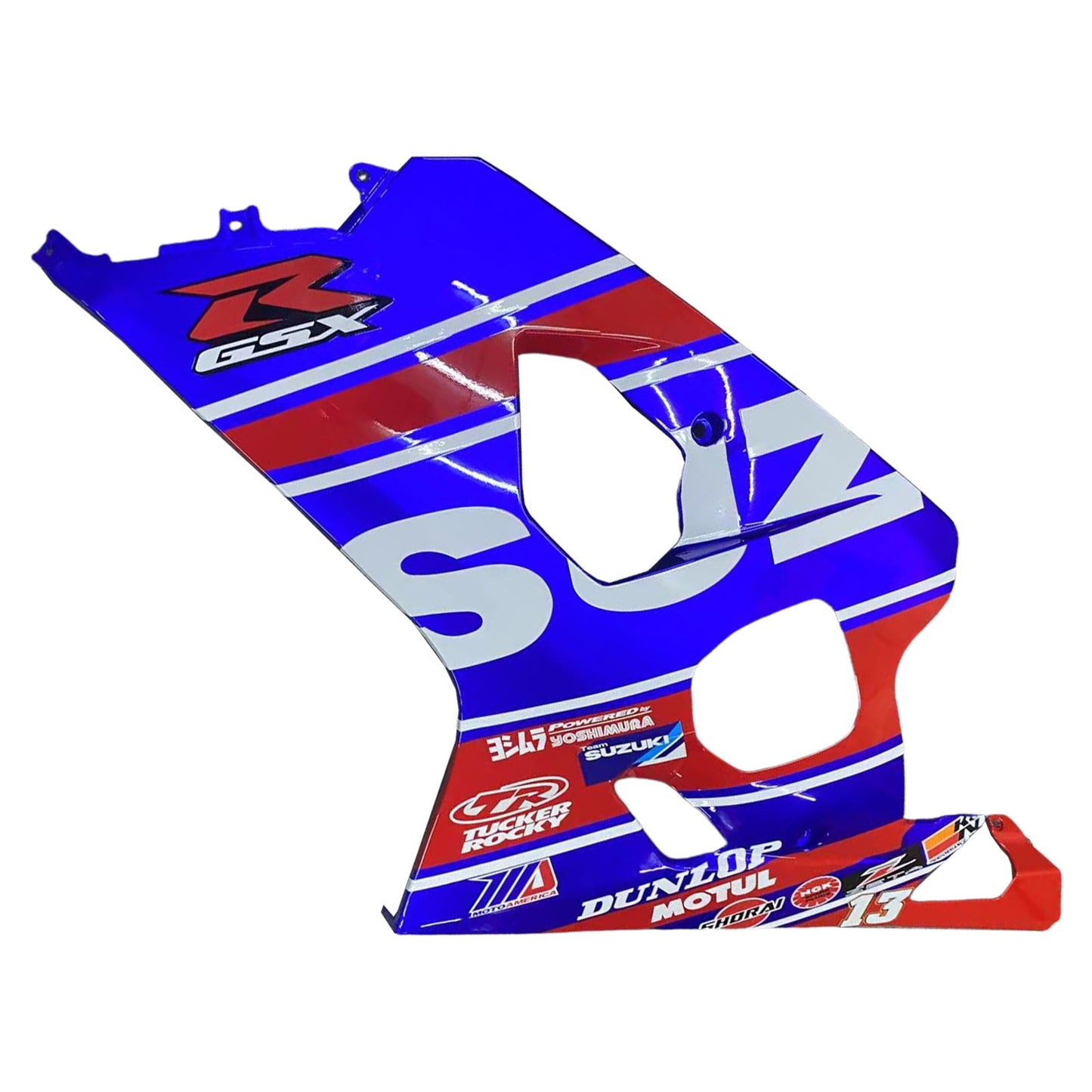 2004-2005 Fairings Suzuki GSXR 600 750 White & Red Lucky Strike  Generic